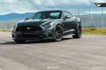 Ford Mustang GT Black on Vorsteiner Wheels (V-FF 101) 2016 года